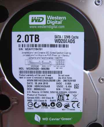 Жесткий диск Western Digital WD20eads