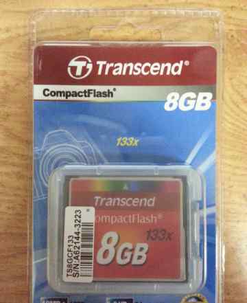 Карта памяти Transcend 8GB CompactFlash 133X