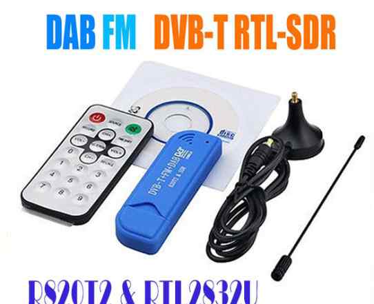 SDR тв-тюнер DVB-T R820T2 и RTL2832U
