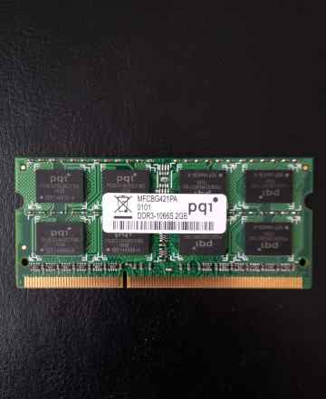 Модуль SO-dimm DDR3-1066 2Gb PQI mfcbg421A