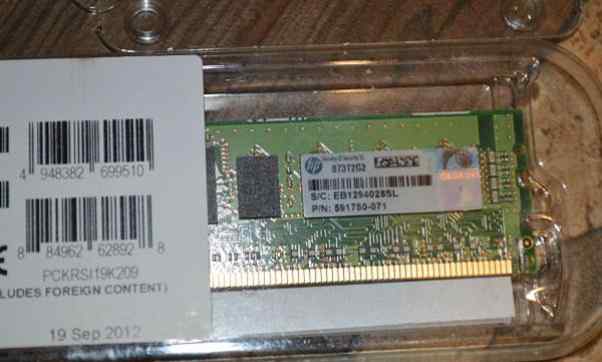 Серверная память HP 4GB PC3-10600R-9 (593339-B21)
