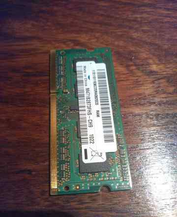Модуль памяти Samsung для ноутбука DDR3 1Gb