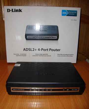 Adsl2+ роутер D-link DSL-2540U (новый в коробке)