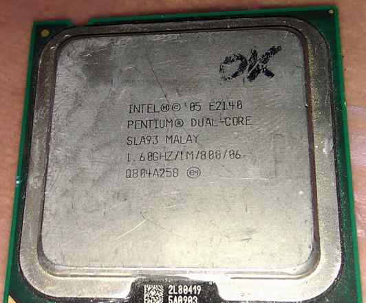 Intel pentium dual-core E2140 1.60 GHZ/1M/800