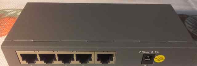 Коммутатор (switch) Acorp HU5D1 Ethernet 10/100