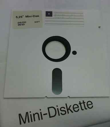 Mini-Disk 5.25" DS/DD Soft Мини - диск Дискета