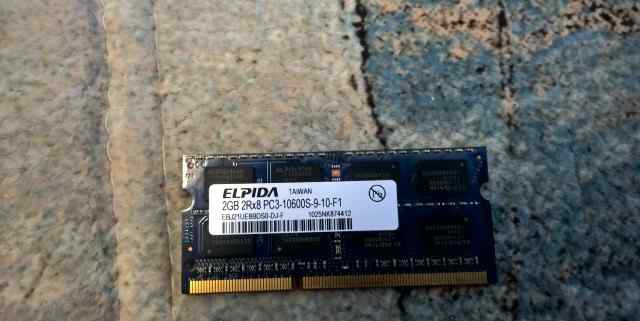 Модуль памяти для ноутбука elpida 2GB DDR3
