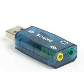 USB звуковая карта 3D sound