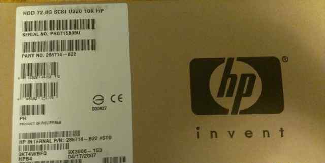 Жесткий диск HP 286714-B22 (404709-001) NEW BOX