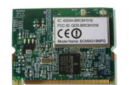 Модуль Wi-Fi mini PCI Broadcom BCM94318MPG 802.11b