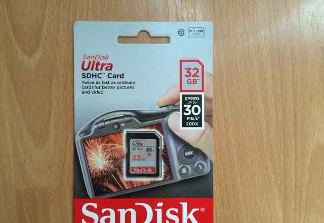 Карта памяти Sandisk Ultra SD 32GB