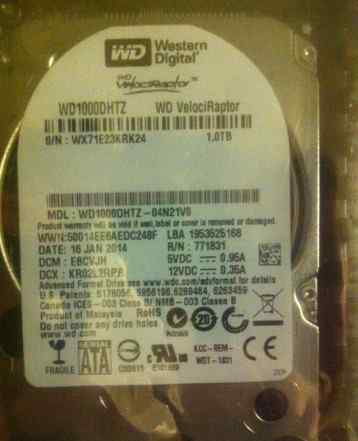Новый жесткий диск WD1000dhtz объем 1Тб
