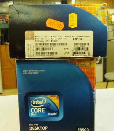 Intel Core2 Duo Processor E8500