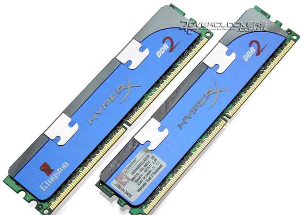 Модули памяти Kingston HyperX DDR2-800 по 1 GB 2шт