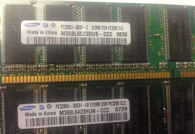 Samsung PC3200U-30331 - Z / EO 512MB DDR CL3