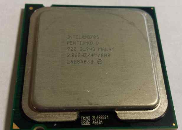 Pentium D 920, 2.8 ггц (Sl94s, 2-ядерный)