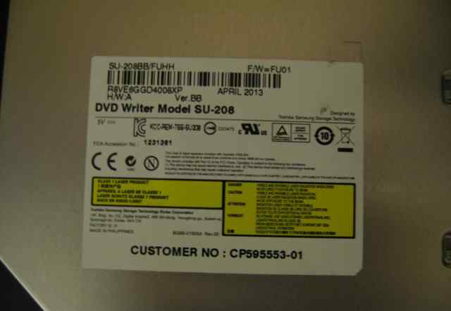 DVD-привод Fujitsu lifebook S762