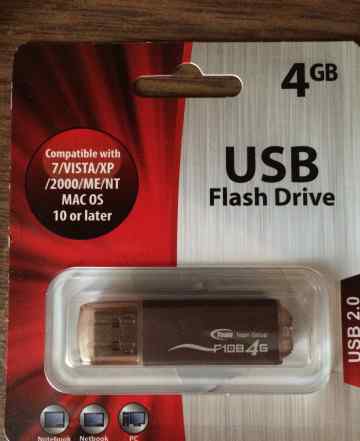 Флэш-карта 4GB USB flash