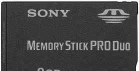 Sony Memory Stick PRO Duo 8GB