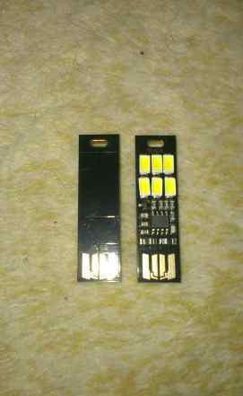 Фонарь USB 6-LED Touch dimmer
