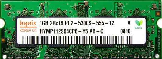 DDR2 hinix 1GB 2Rх16 PC2-5300S-555-12