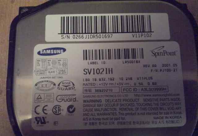 HDD Samsung SV1021H IDE