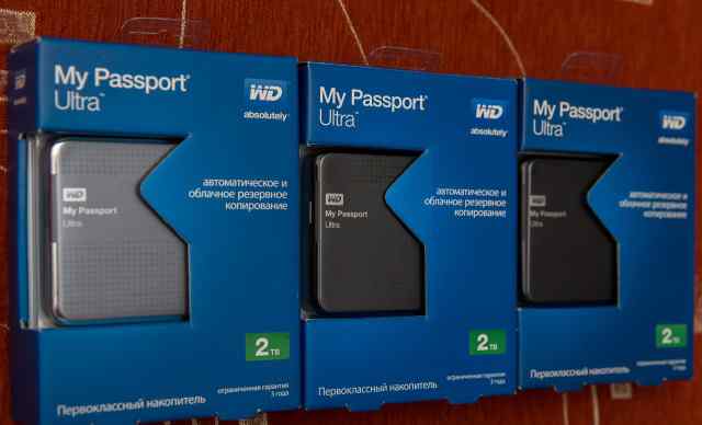 WD HDD 2тб новые Внешние жесткие диски