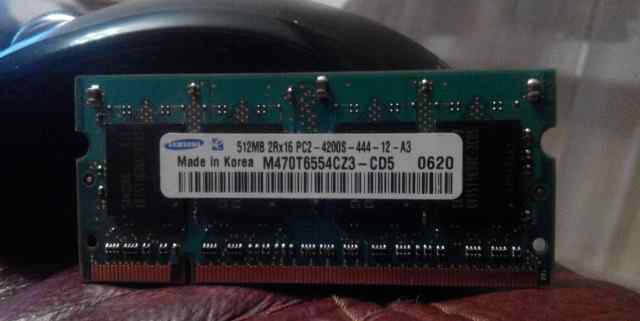 Опнративная память DDR2 для ноутбука