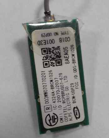 Sony Vaio Bluetooth Module BCM-ugpz9, BCM1026