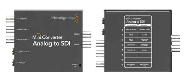 Blackmagic mini converter - analog TO SDI