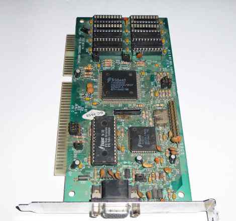 Видеокарта ISA Tridnet VGA ver C4 5