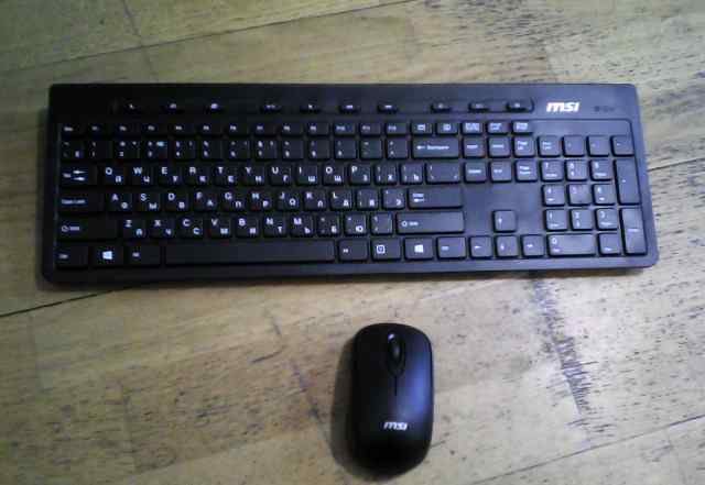 Беспроводная клавиатура+ мышь MSI