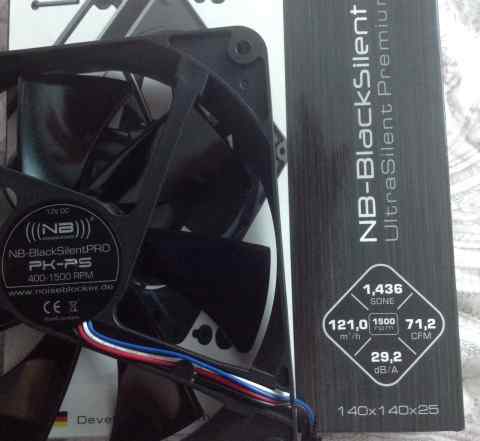 Вентилятор NB-BlackSilentPro 140 Новый