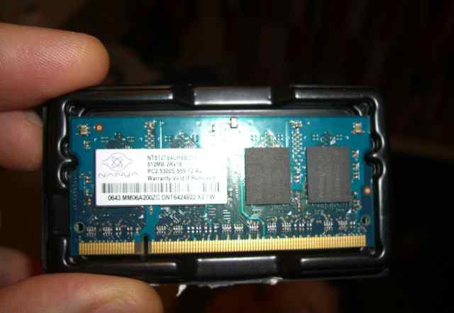 PC2-5300S-555-12-A2 512MB 2Rx16 DDR2