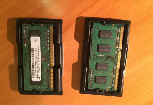 Память для ноутбука 2х1gb PC3-8500 DDR3