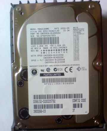 HDD Fujitsu MAN3184MC 18.4GB, 10K rpm, Wide Ultra