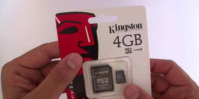 MicroSD 4GB Kingston Class 4 (новые, опт )
