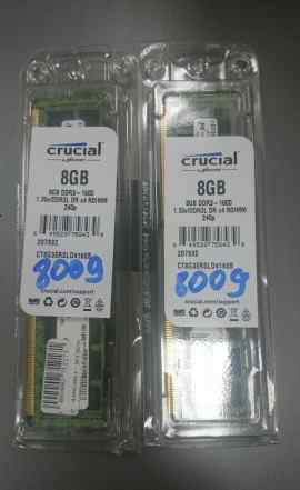 Crucial DDR3 8Gb PC3-12800 ECC Reg LV - 2шт