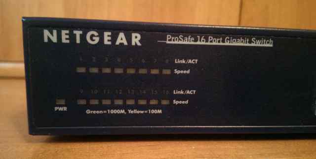 Коммутатор Netgear JGS516 16 портов switch гигабит