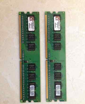 Kingston DDR2 KVR800D2N6/2x512(1Gb)