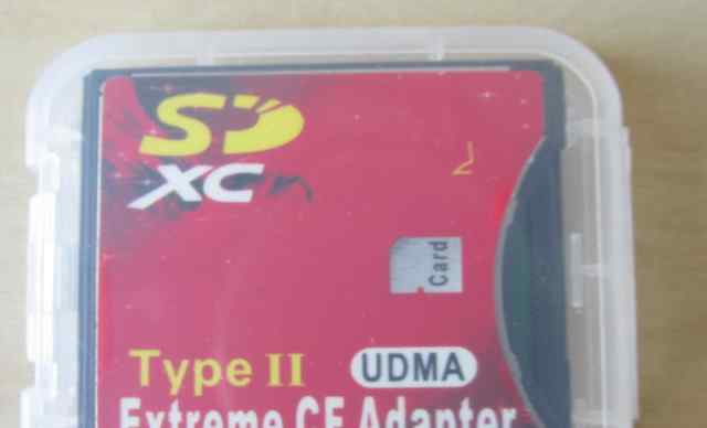 Адаптер CF card на SD card