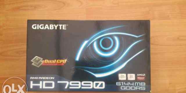 Мощная игровая видеокарта Gigabyte HD 7990 6Gb GDD