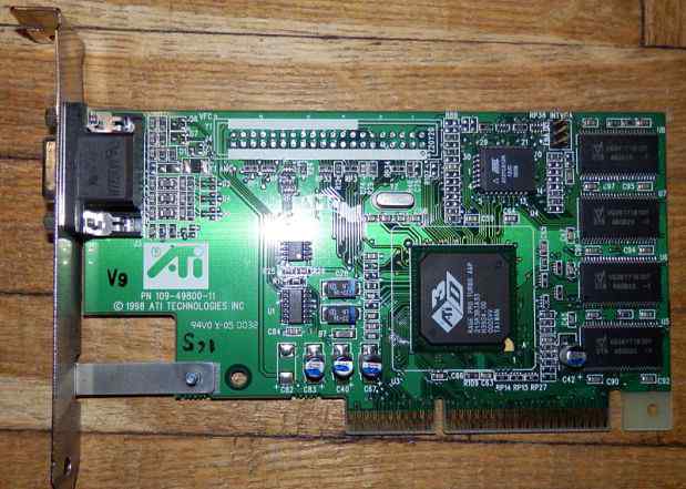ATI 3D Rage PRO Turbo AGP PCI 8mb