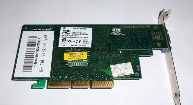 Видеокарта Matrox G4+ 16 Mb AGP VGA