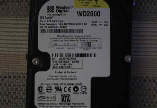 Жесткий диск Western Digital WD 2000