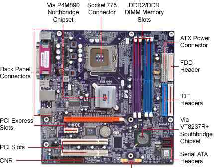 ECS P4M800PRO-M2 PCI-E micatx LGA775 + CPU+ dimm+