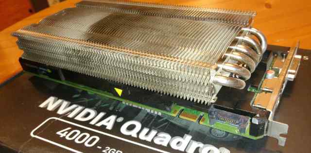 NVidia Quadro 4000 с пассивным охлаждением