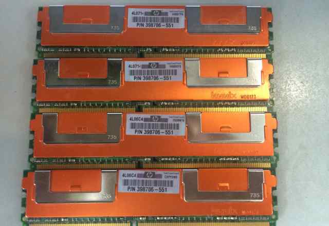 RAM FBD-667 HP-Hynix hymp512F72BP8D2-Y5 1024Mb PC2