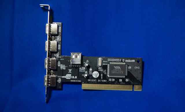 PCI контроллер to USB 2.0, orient DC-602