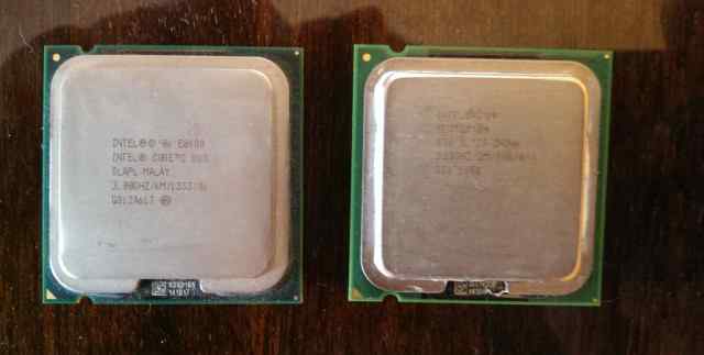 Intel Core 2 Duo E8400 + intel pentium 4